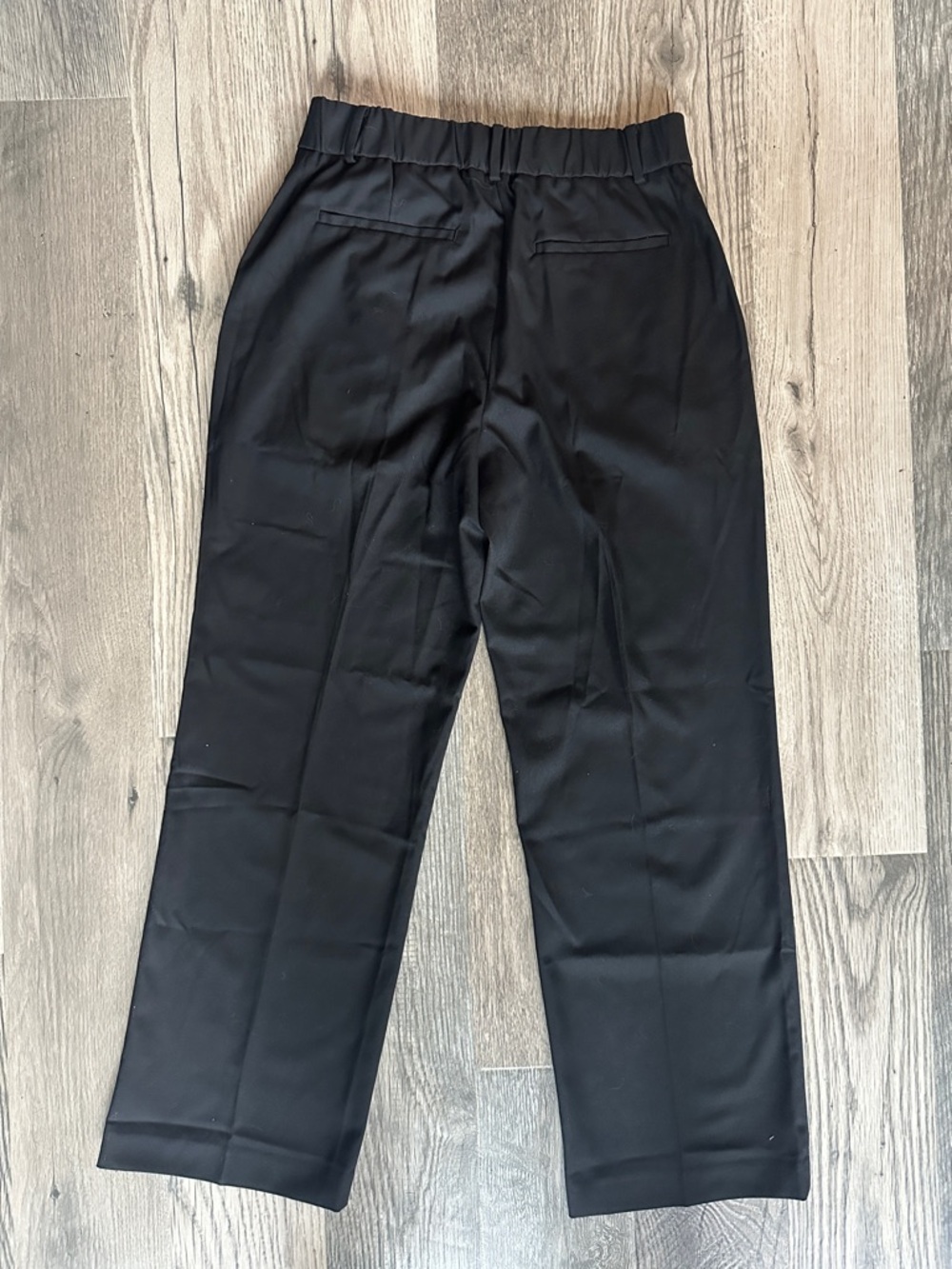 Madewell NWT Slouchy Straight Pants trousers in Brushed Twill black womens 10 - Picture 7 of 8